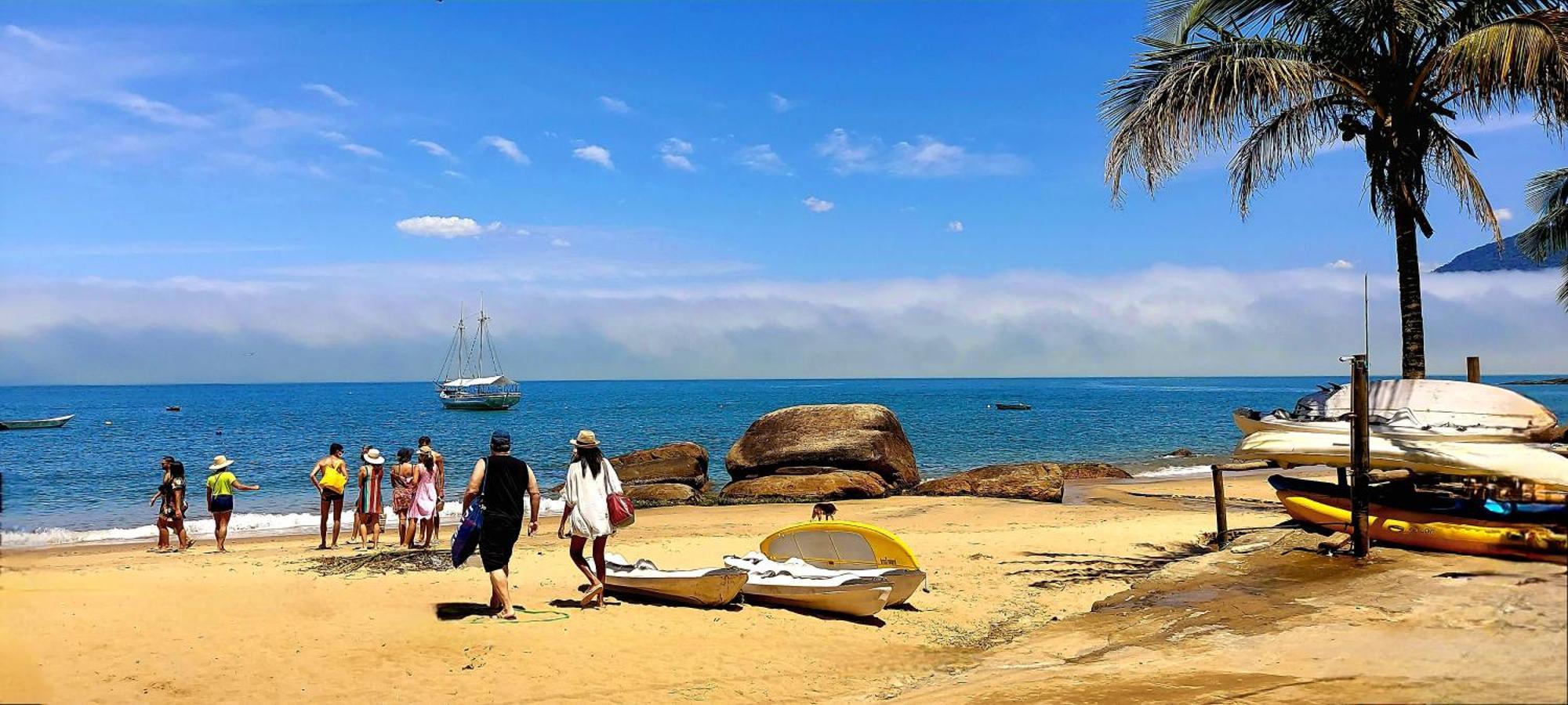 Pousada Sobre As Ondas De Picinguaba Esterno foto